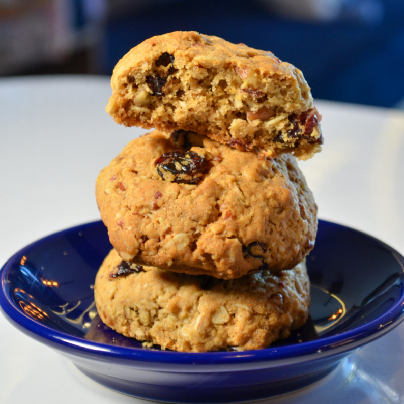 Galletas Avena, Nuez y Arándanos