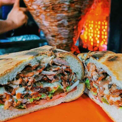 Torta con Queso Pastor