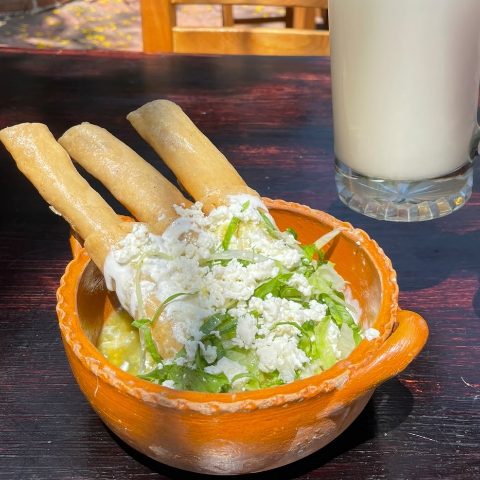 Flautas de pollo 3x