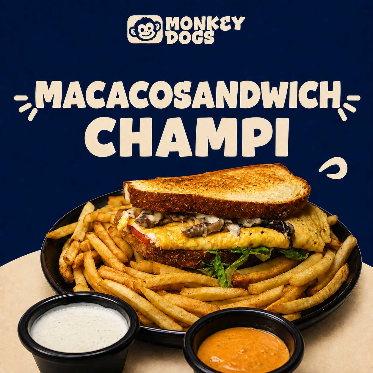 Macacosandwich Champi