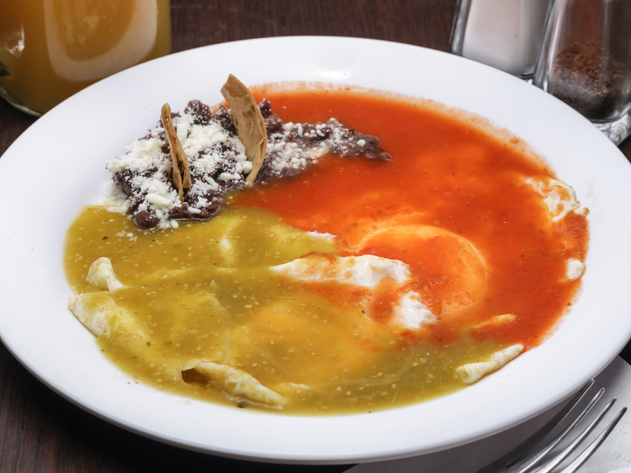 Chilaquiles con Pollo