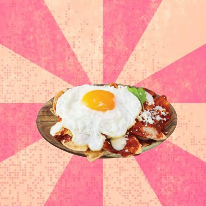Chilaquiles Rojos con Huevo