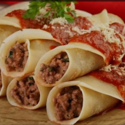 Massa Leve sem lactose, com Aveia, Músculo Moído, Molho de Tomate Caseiro