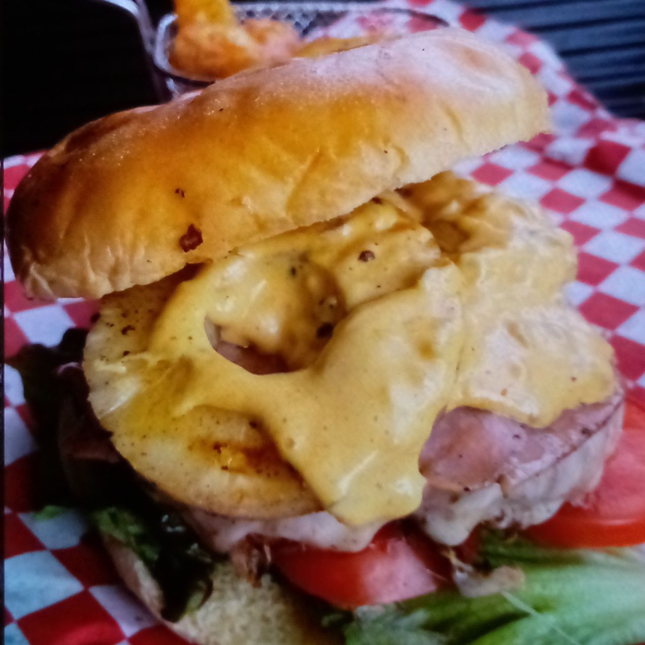 Burguer hawaiana