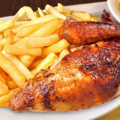 1/4 Pollo con Papas, Pepsi, Tequeños y Ensalada