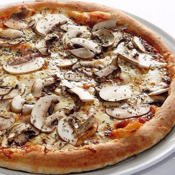 Pizza Grande Pollo con Champiñón