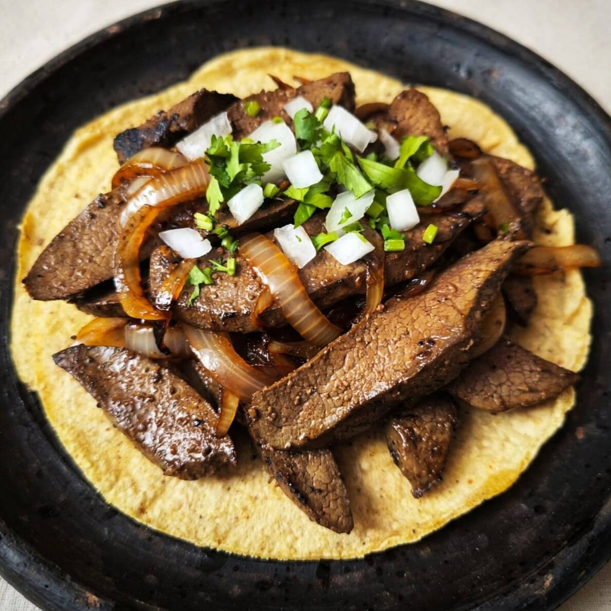 Taco de Hígado