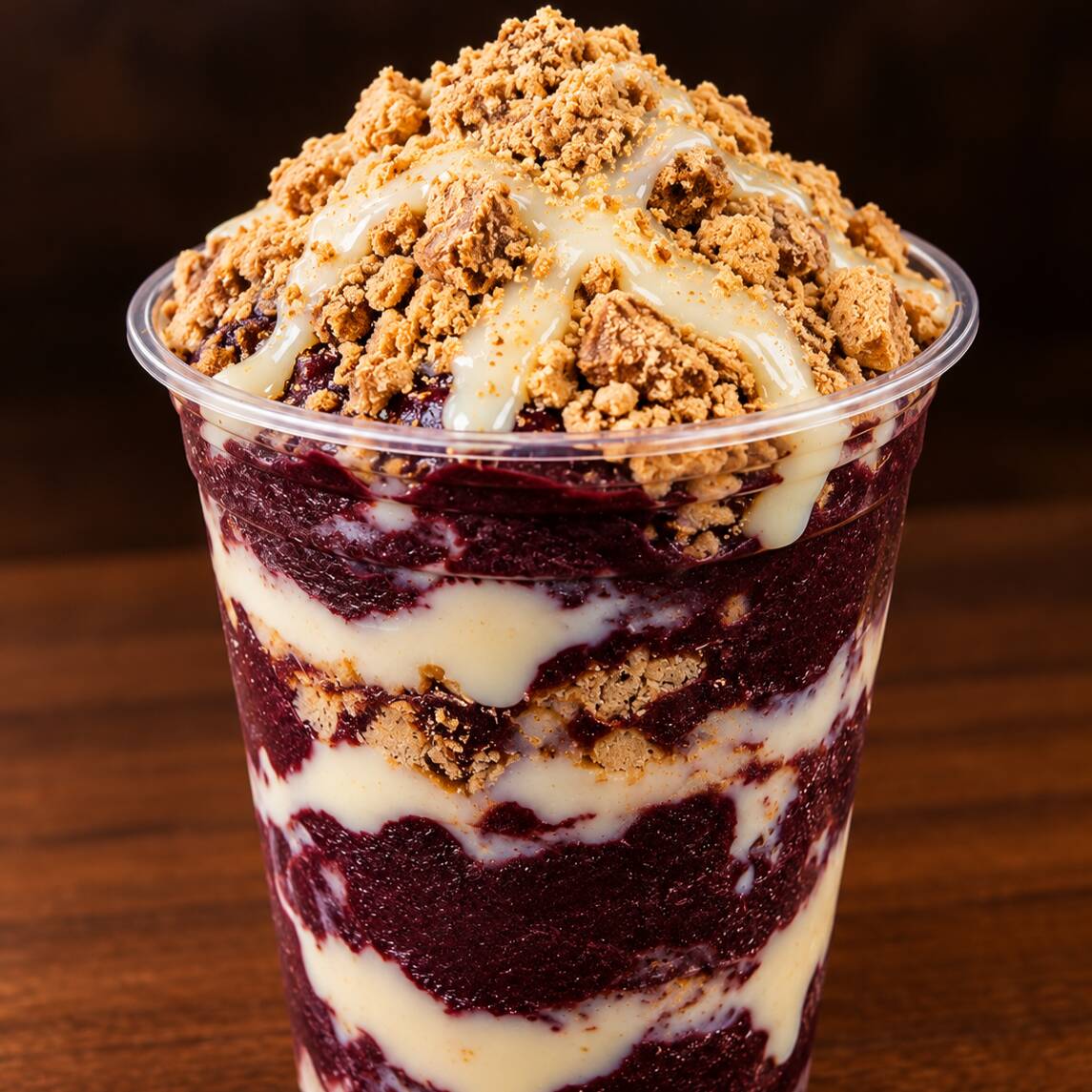 🔥 AÇAÍ COM PAÇOCA + LEITE MOÇA – 700ML
Um açaí super cremoso, caprichado e cheio de sabor! Açaí geladinho combinado com paçoca crocante e Leite Moça, criando a mistura perfeita de cremosidade, doçura e aquele toque irresistível de paçoca.
🥤 700ml de açaí
🥜 Paçoca
🥛 Leite Moça
Um copão para matar a vontade de açaí de verdade!