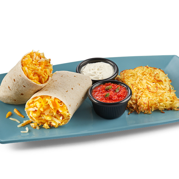 Burrito Clásico de Huevo (Incluye Pancakes)