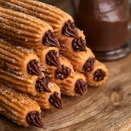 Churros rellenos 10 unid