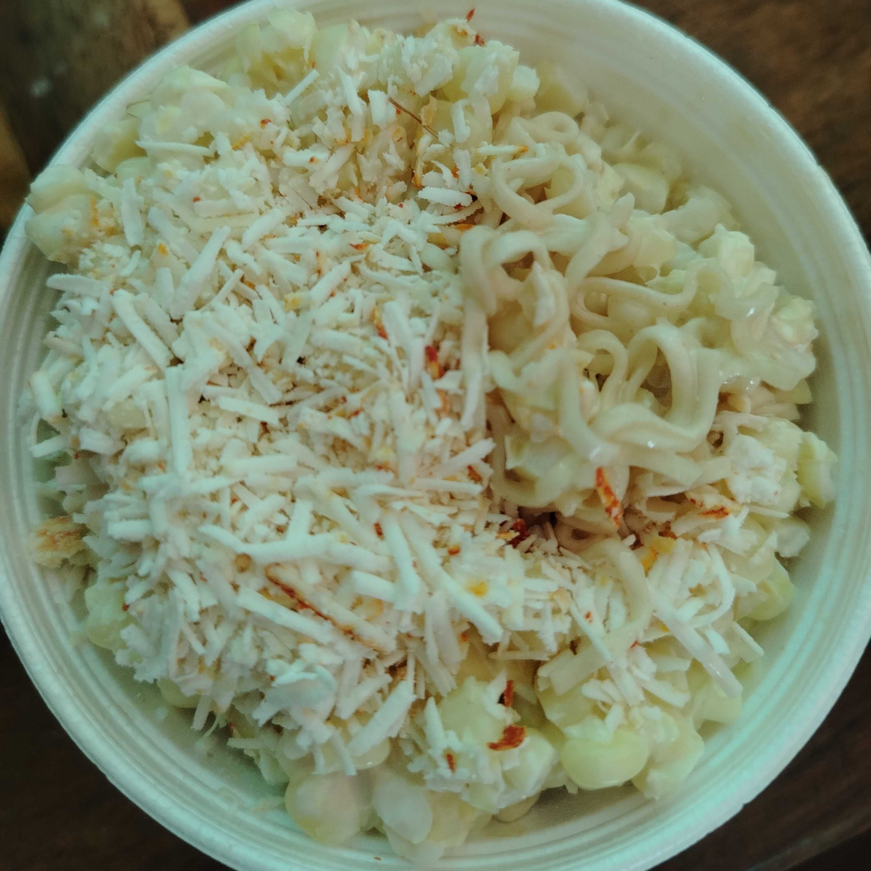 Maruchan con elote