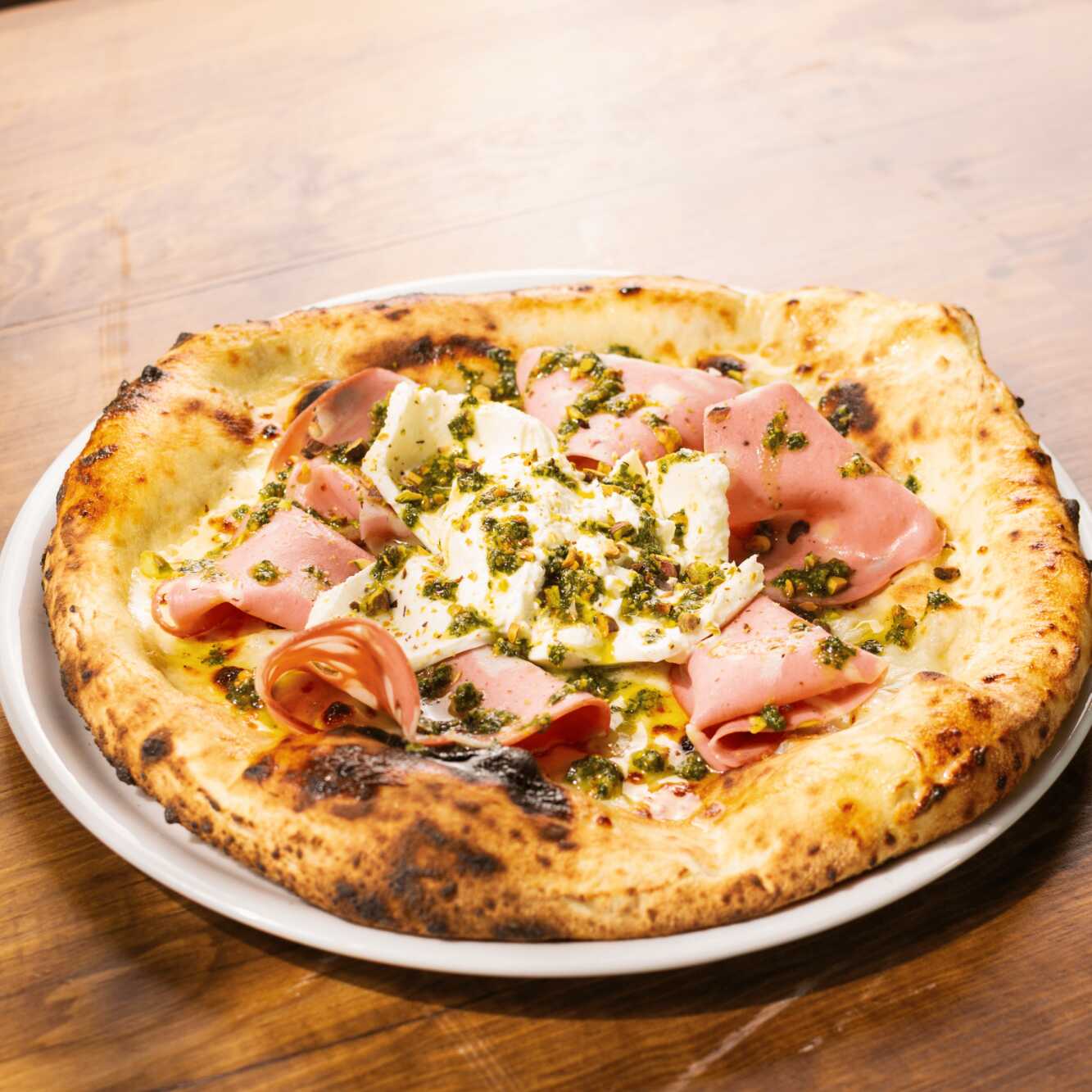 Pizza Bianca Di Pistache