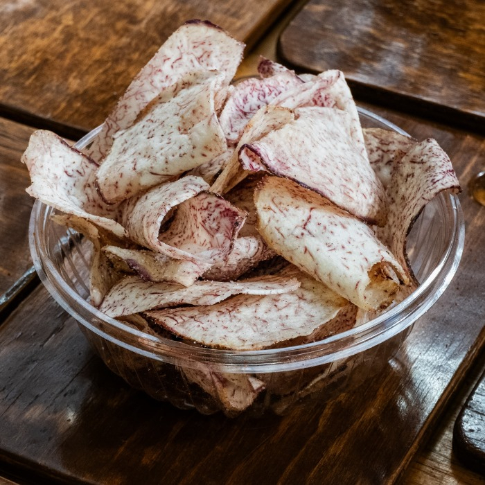 Chips de Taro con Sal y Limón