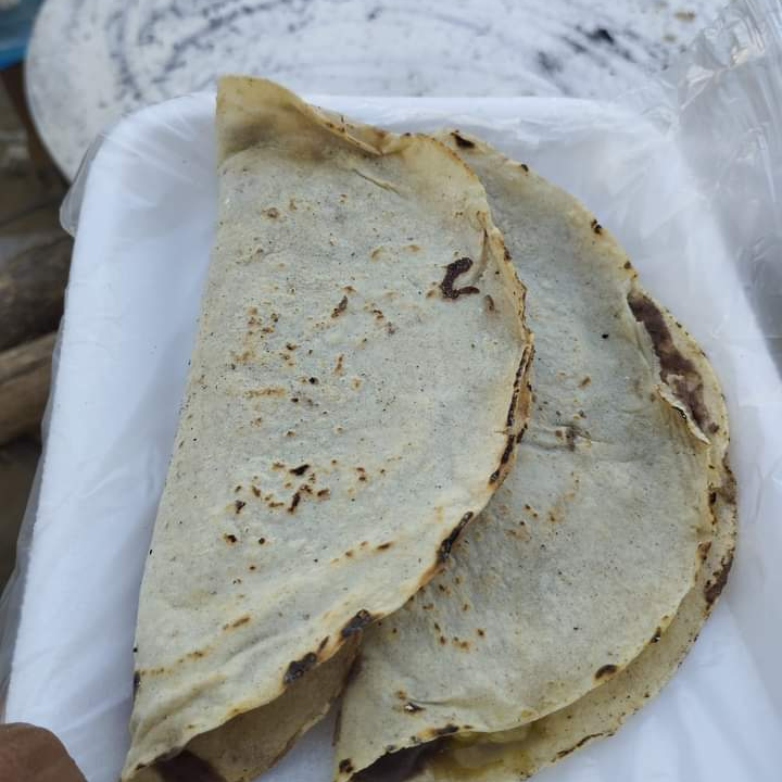 Taco Blando de Chorizo con Papa