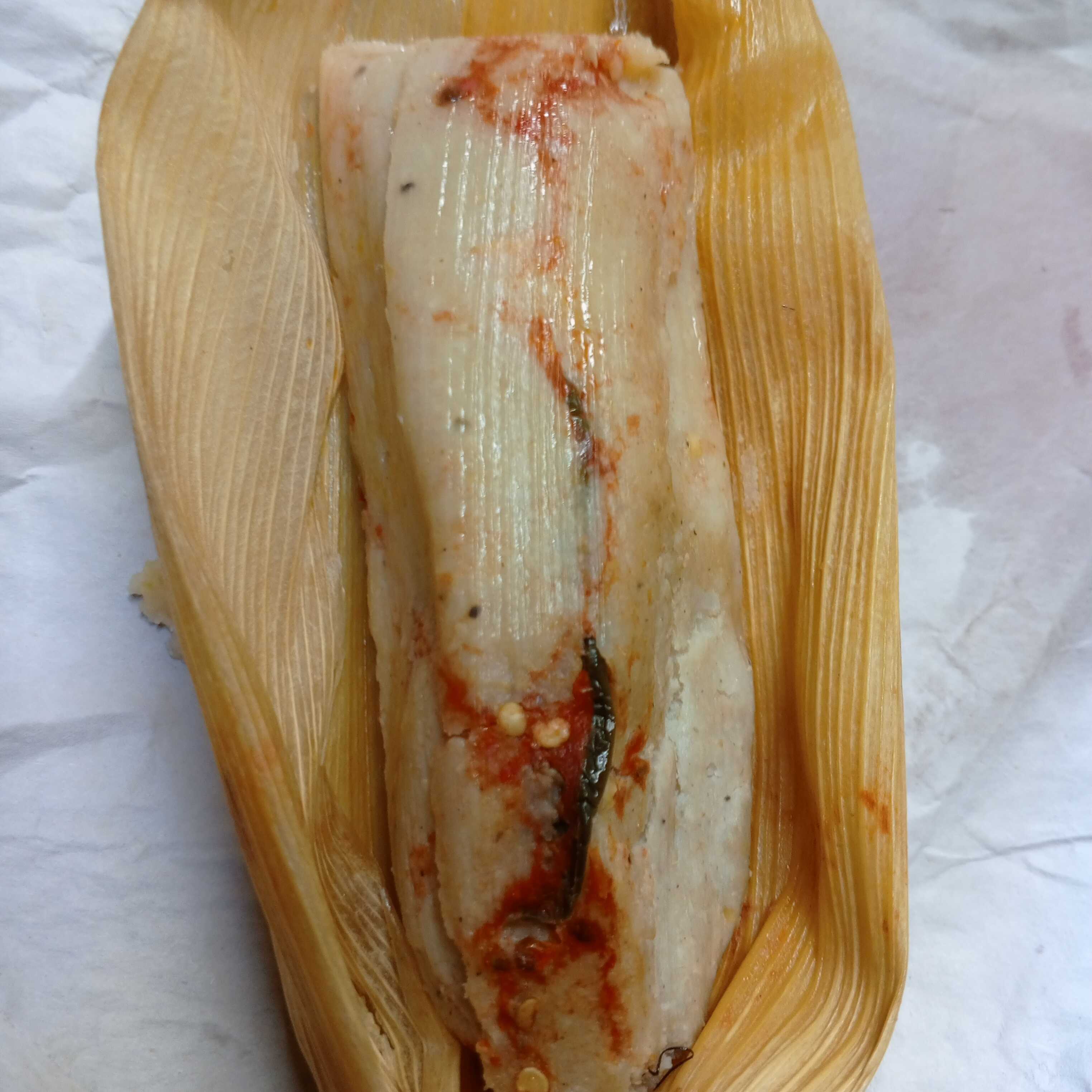 Tamal de Raja con Queso