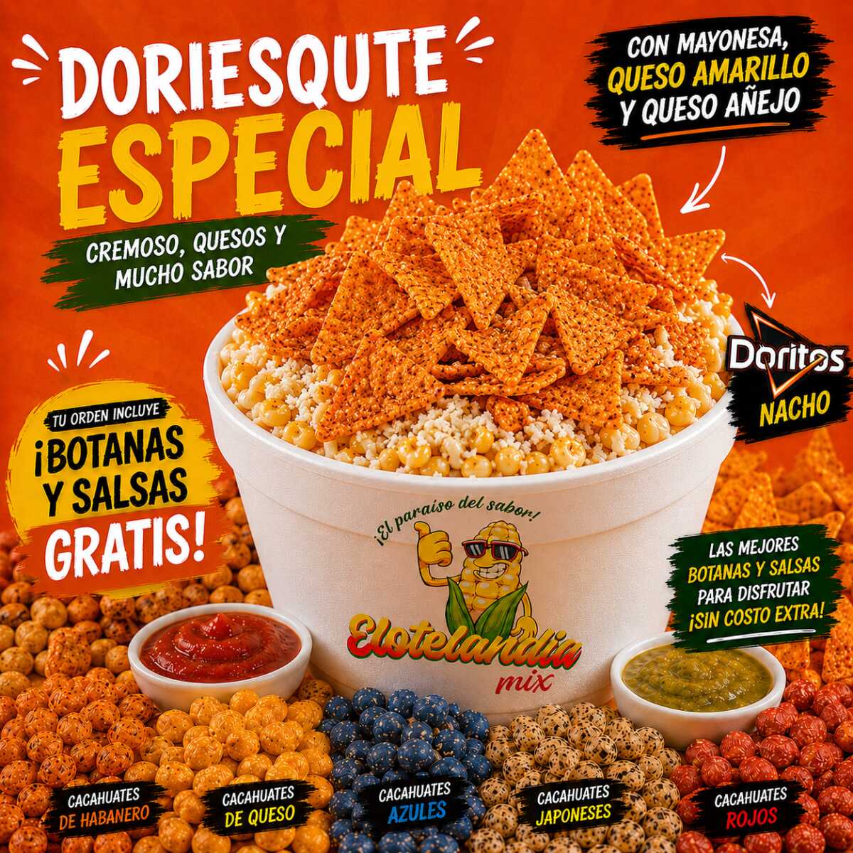 Doriesquites (esquites con Sabritas) Grande