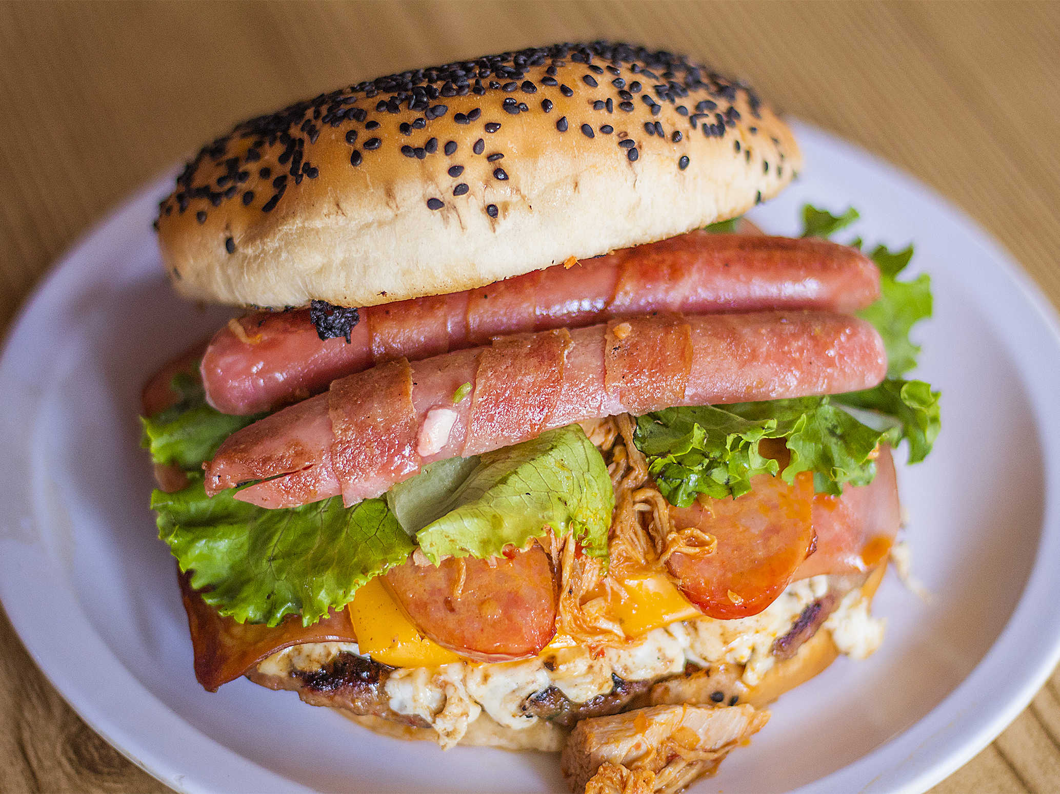 Hamburguesa Cubana