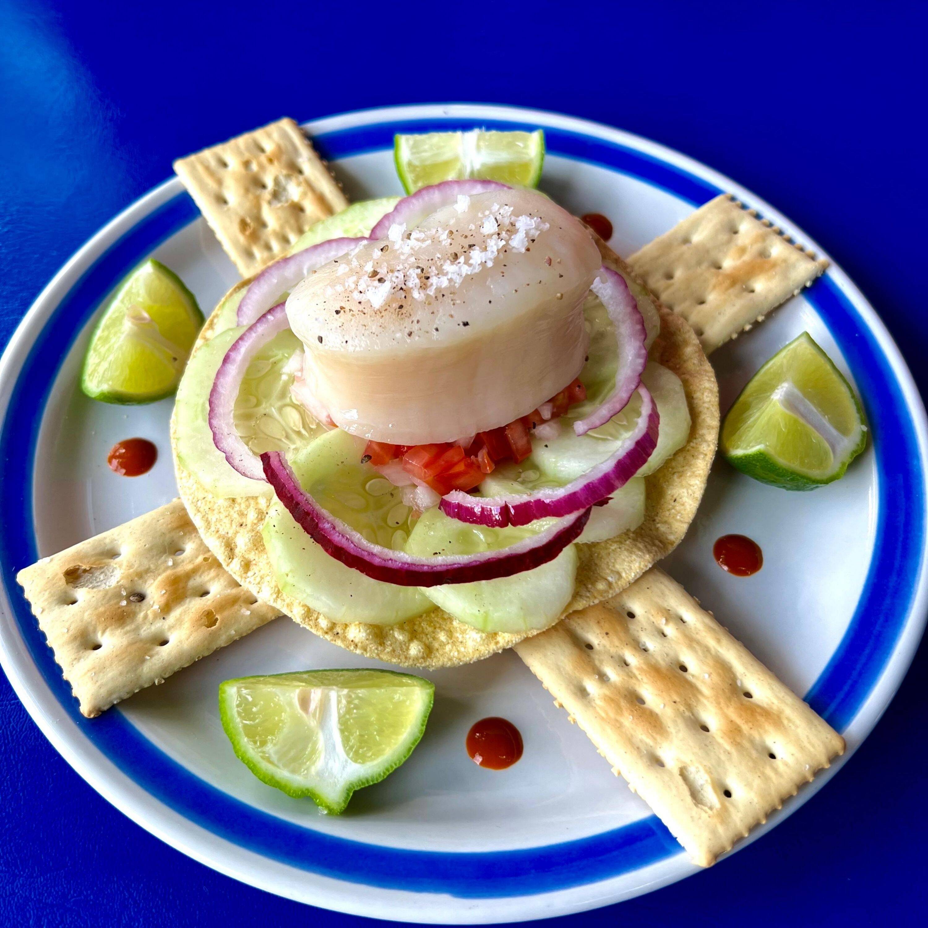 TOSTADA DE CALLO DE HACHA
