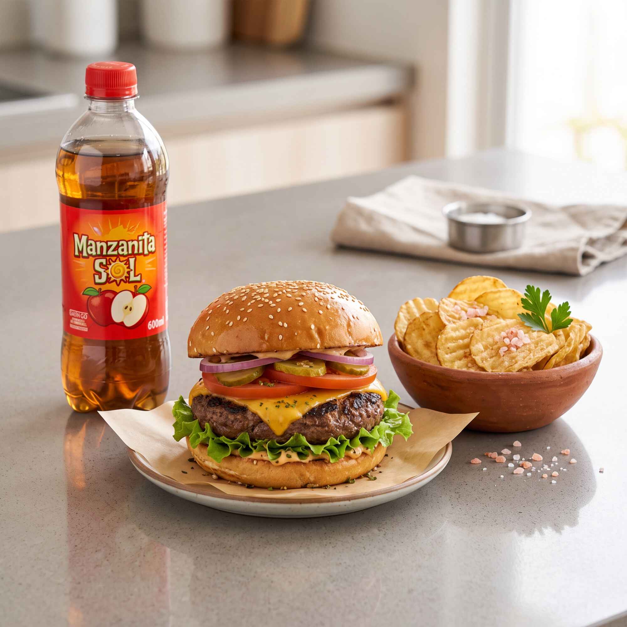 Combo Hamburguesa de Res XGD + Papas Kirkland +Res
