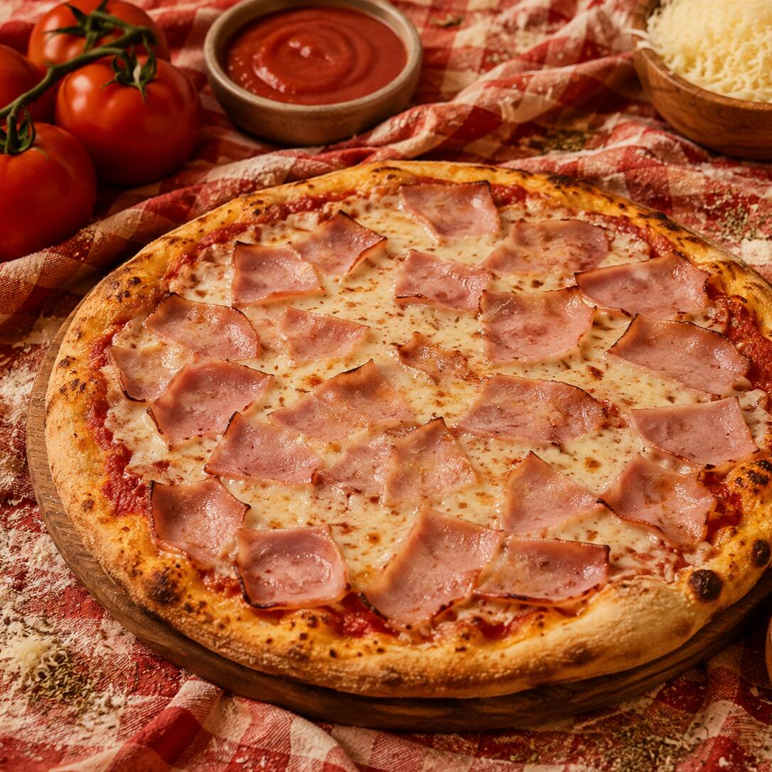 Pizza Jamon y Queso