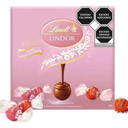Lindt Lindor Fresas con crema
