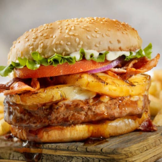 Hamburguesa Hawaiana+refresco 335ml