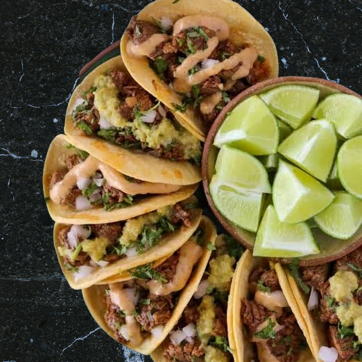 Tacos en Tortilla de Harina o Maíz