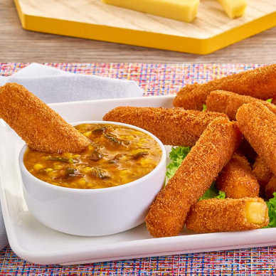 Dedos de Queso 5 Pz + Papas Fritas