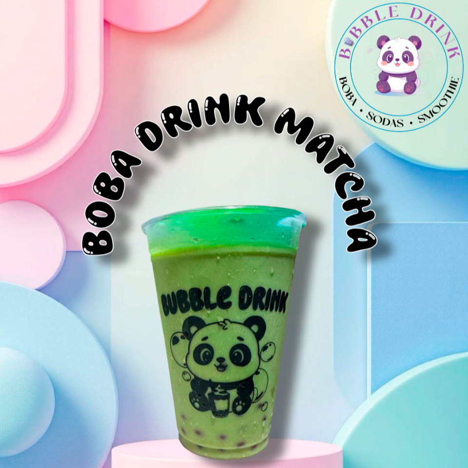 Boba Drink Matcha