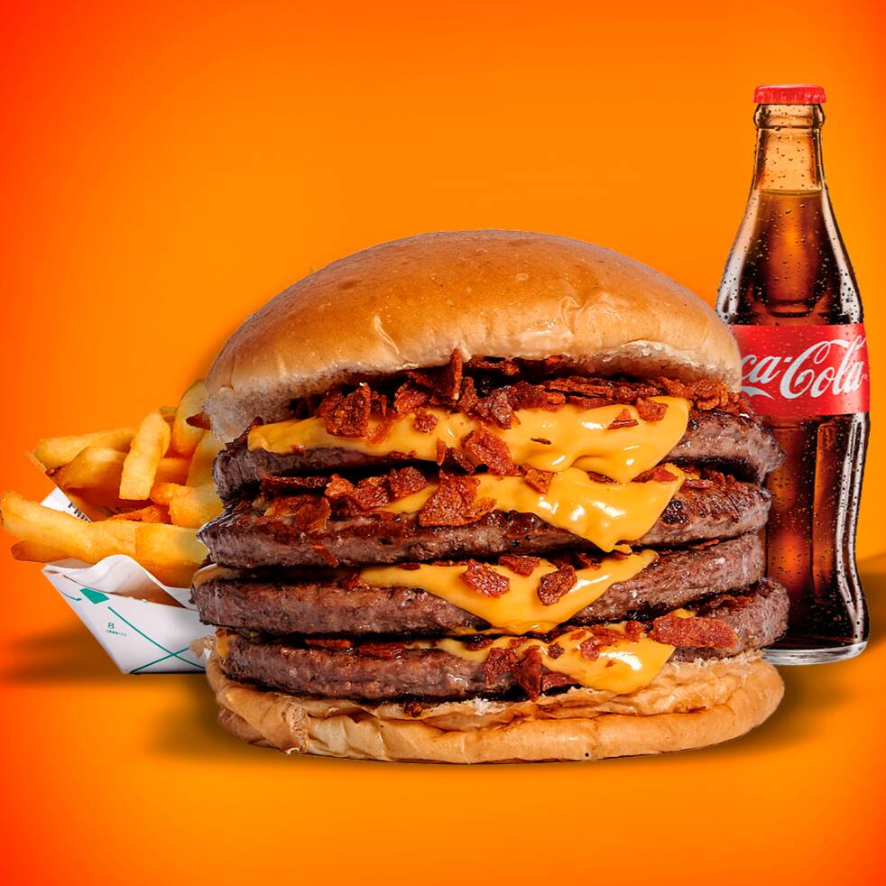 BUTCHER CON PAPAS Y REFRESCO