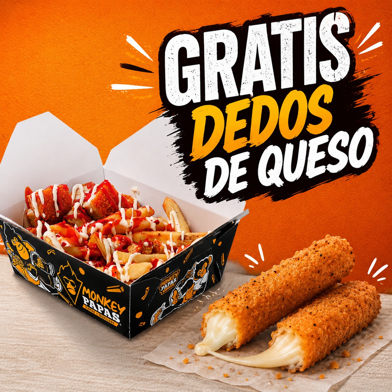 Caja Supremo + Dos Dedos de Queso
