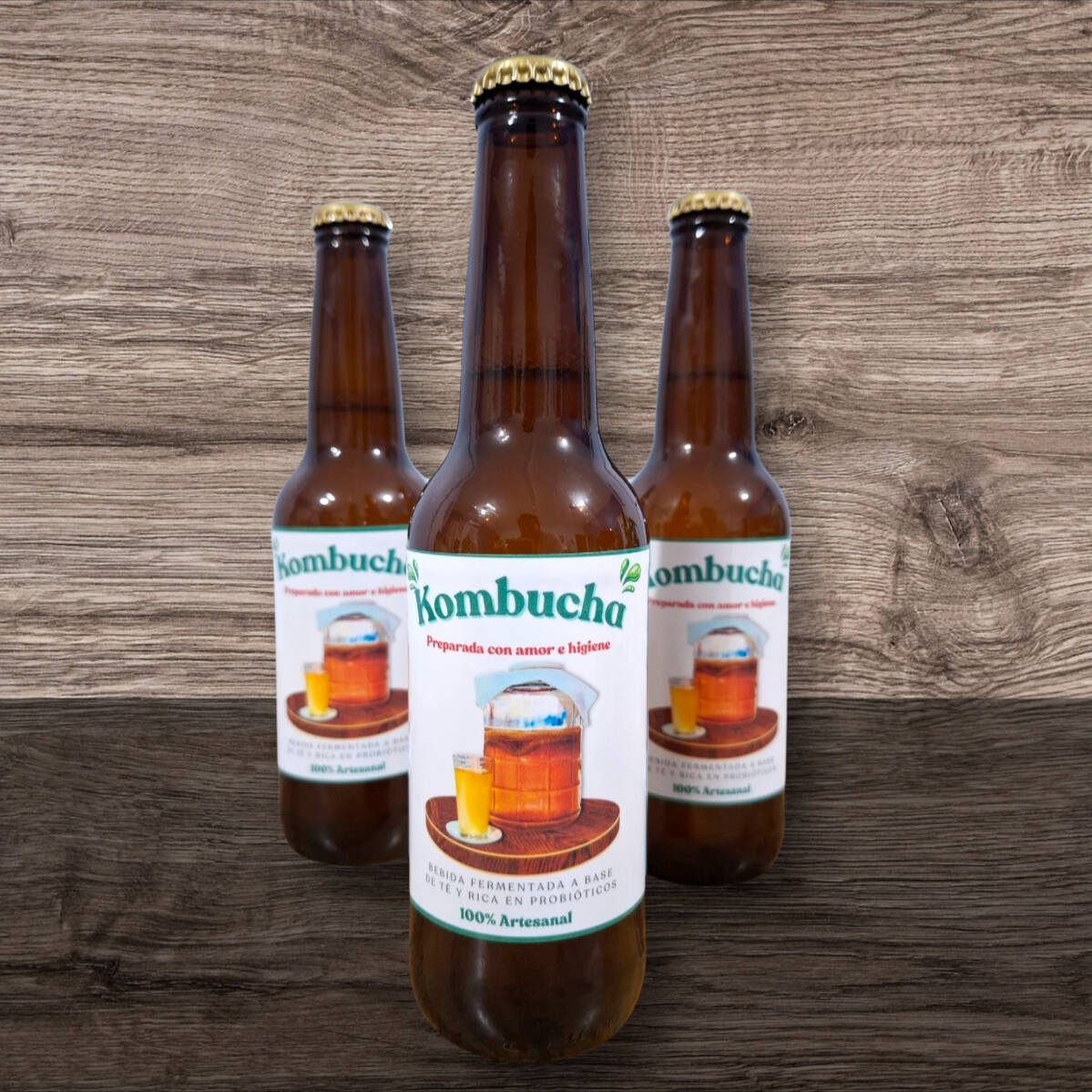 Kombucha Orgánica Artesanal 375 ml