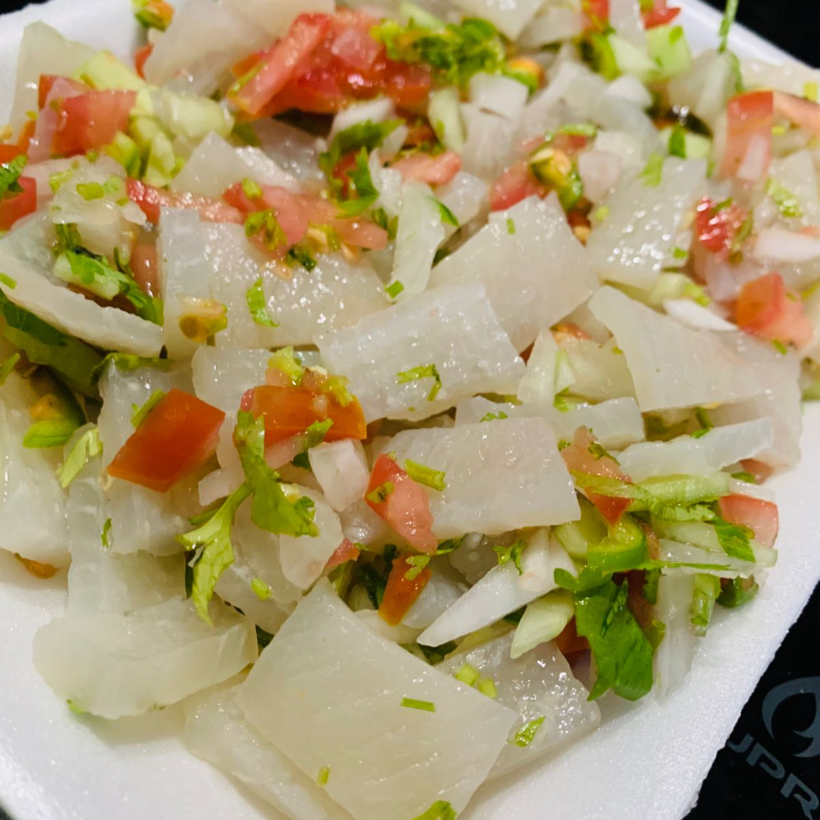 Ceviche de Cuero.