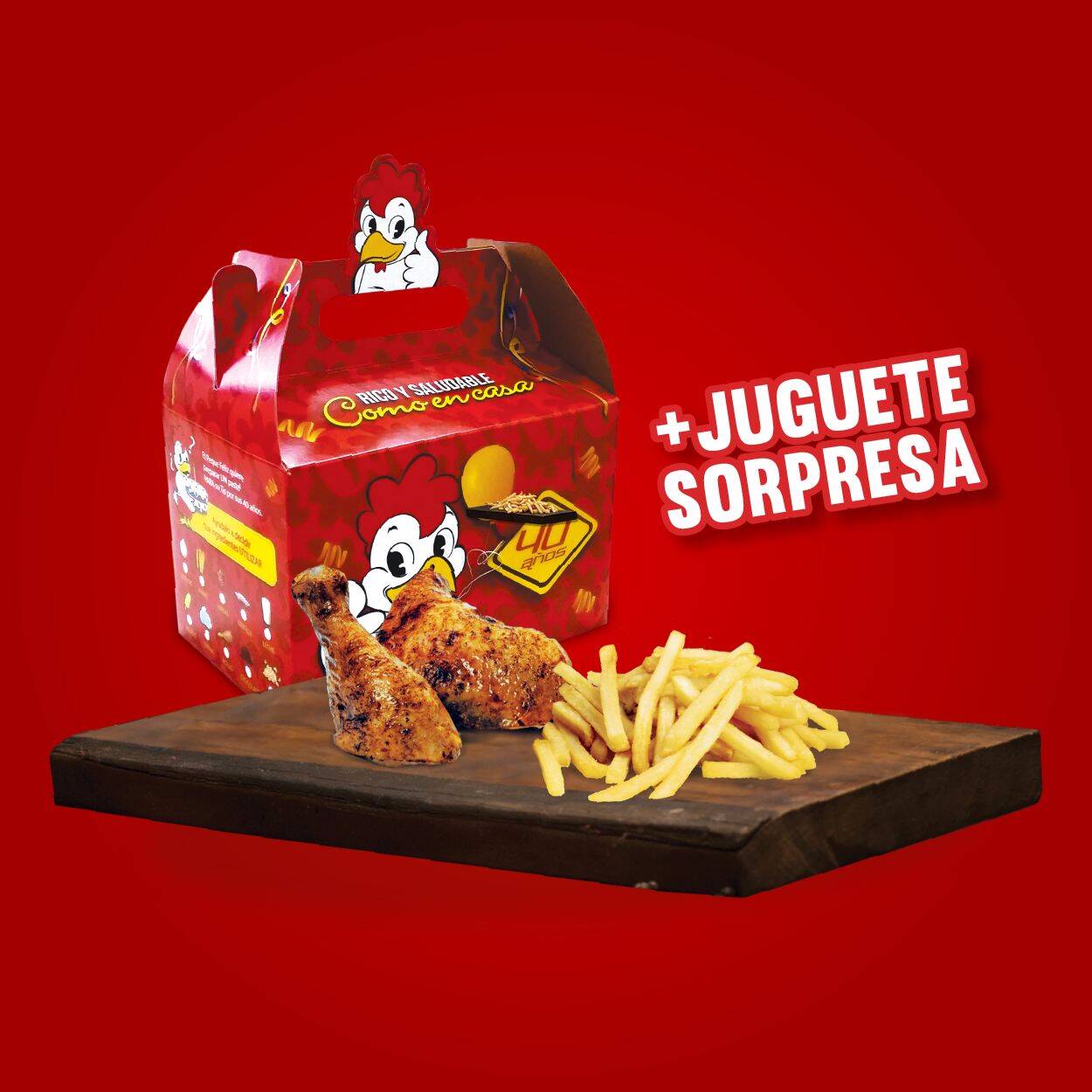 Pequefeliz 1 (2 Piezas de Pollo)