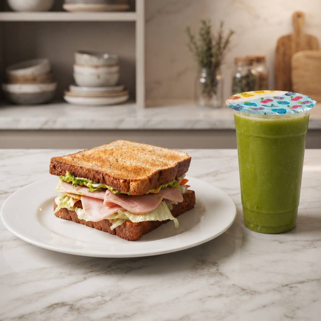 Detox: Sándwichito + Jugo Verde