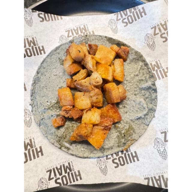 TACO DE CARNITAS ESTILO MICHOACÁN