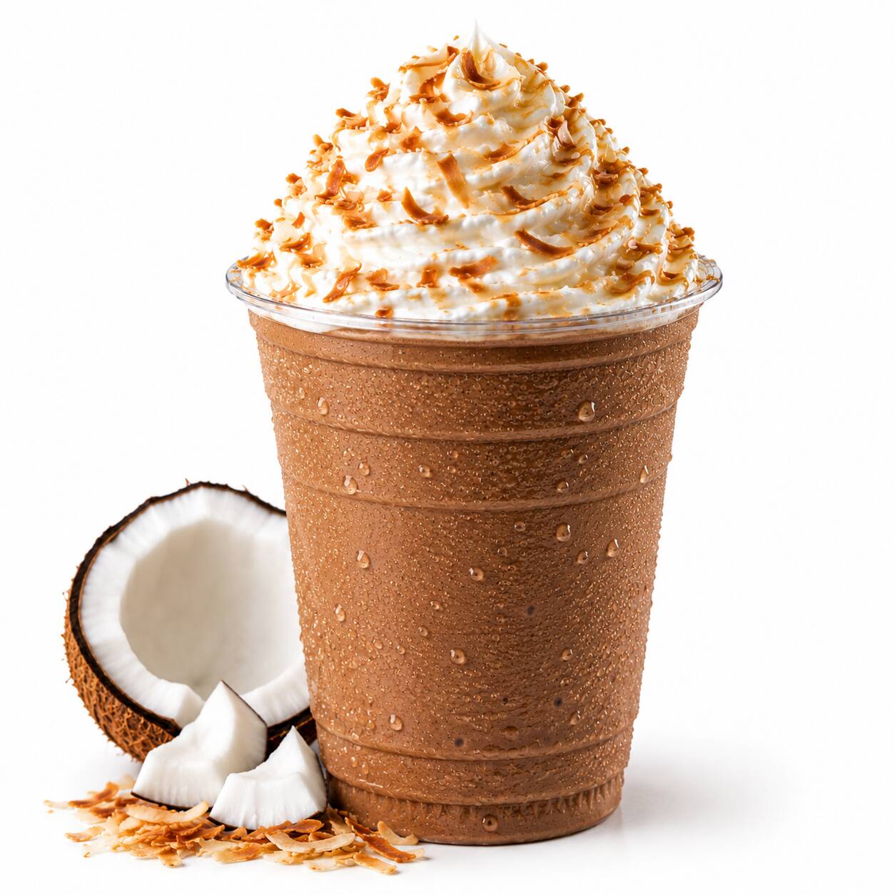 FRAPPÉ DE CAFÉ CON CREMA DE COCO