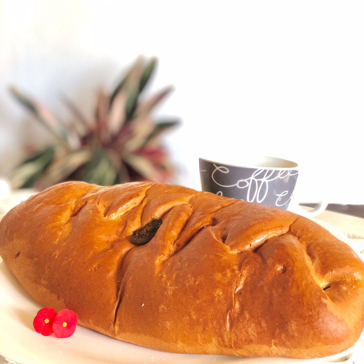 Trenza Dulce de Crema Pastelera con Higos