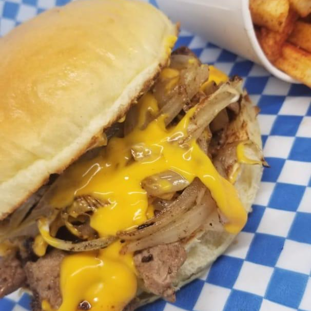 Hamburguesa Philly Cheese