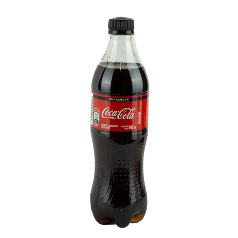 Coca Cola Sin Azúcar 600 ml Desechable
