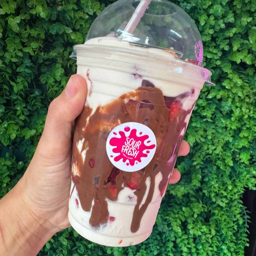 fresas con crema grandes