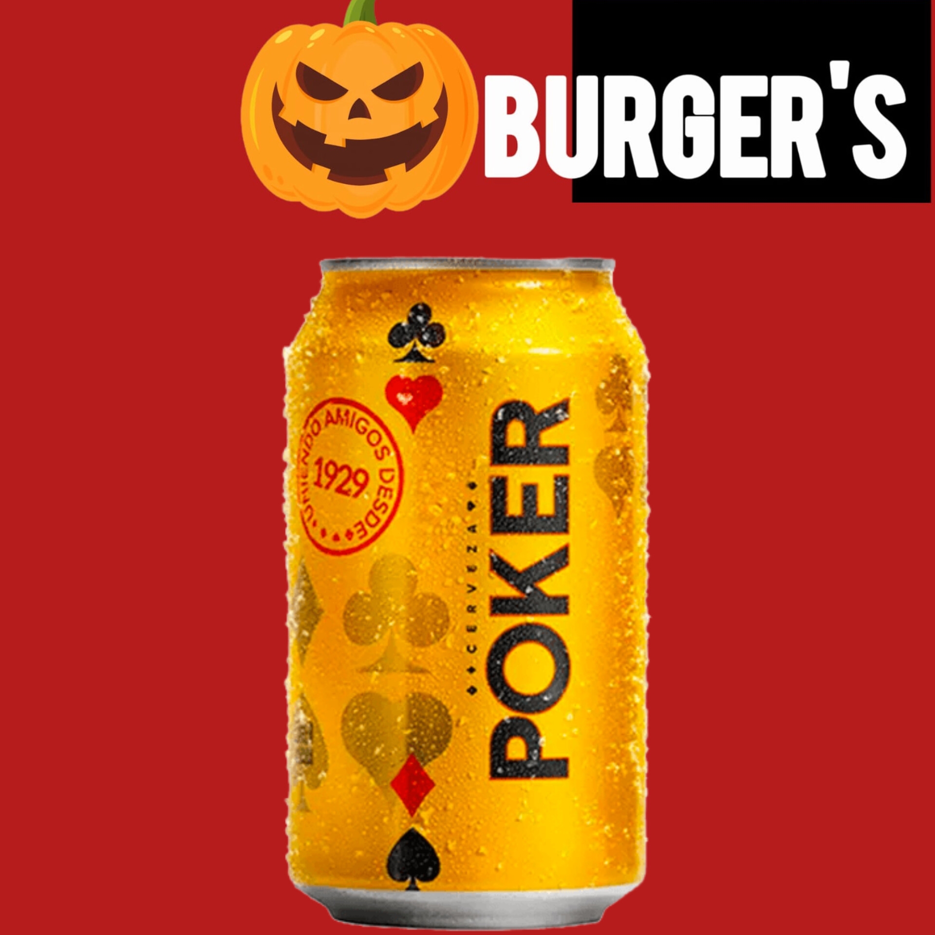 CERVEZA POKER 330 ML LATA
