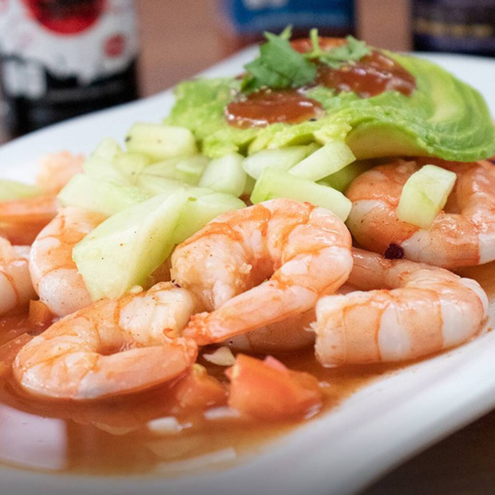 Tostada de Camarón Entero