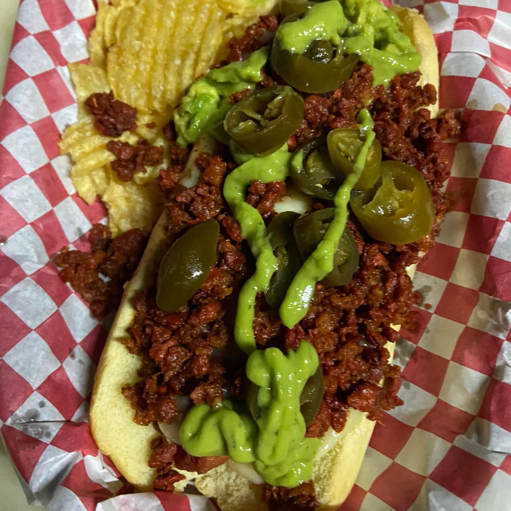 HOT DOG MEXICANO CON CHIPS