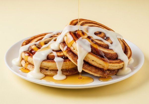 Cinnamon Roll Pancakes