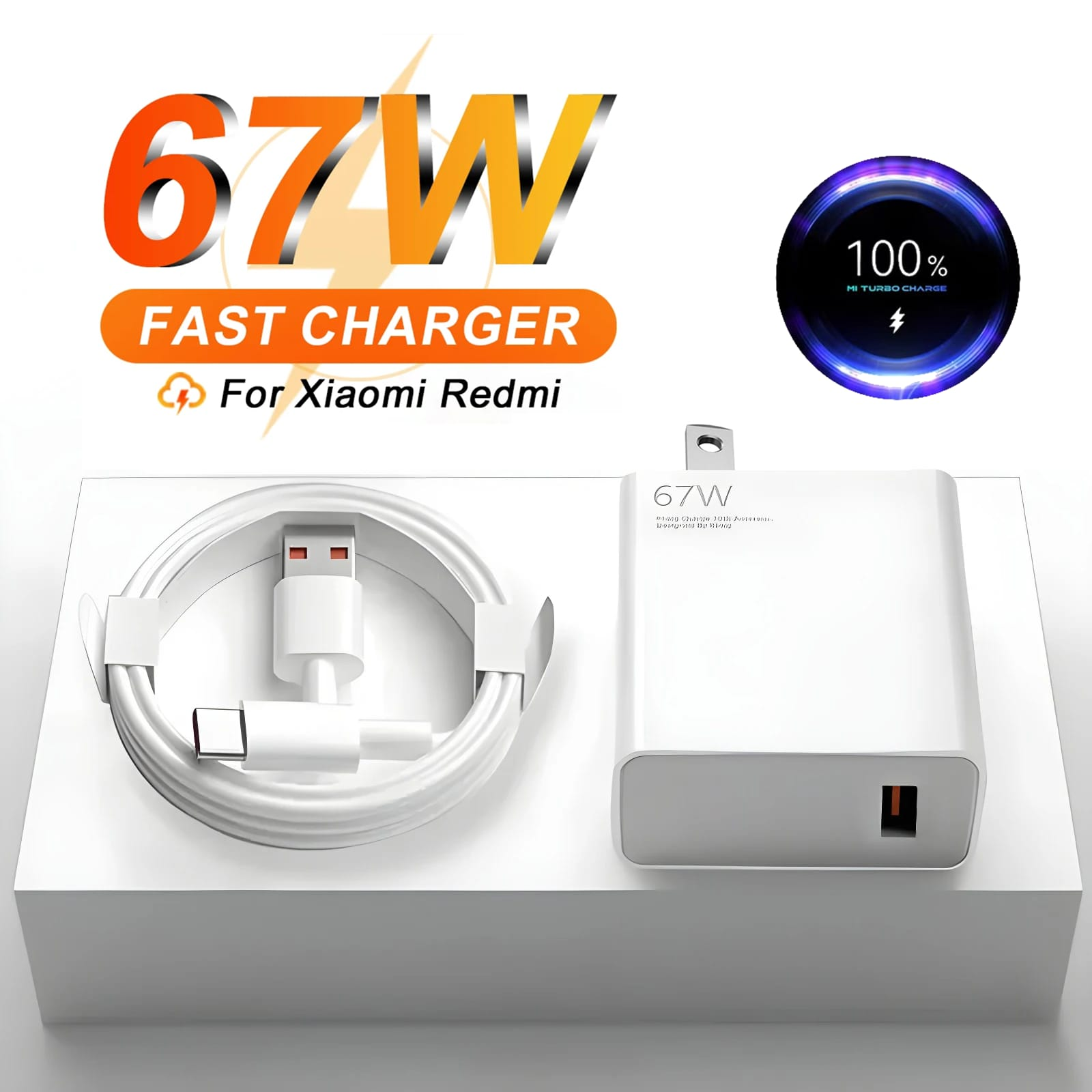 Cargador Super Rápido 67W Tipo C