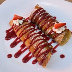 Crepa de Cajeta con Nuez