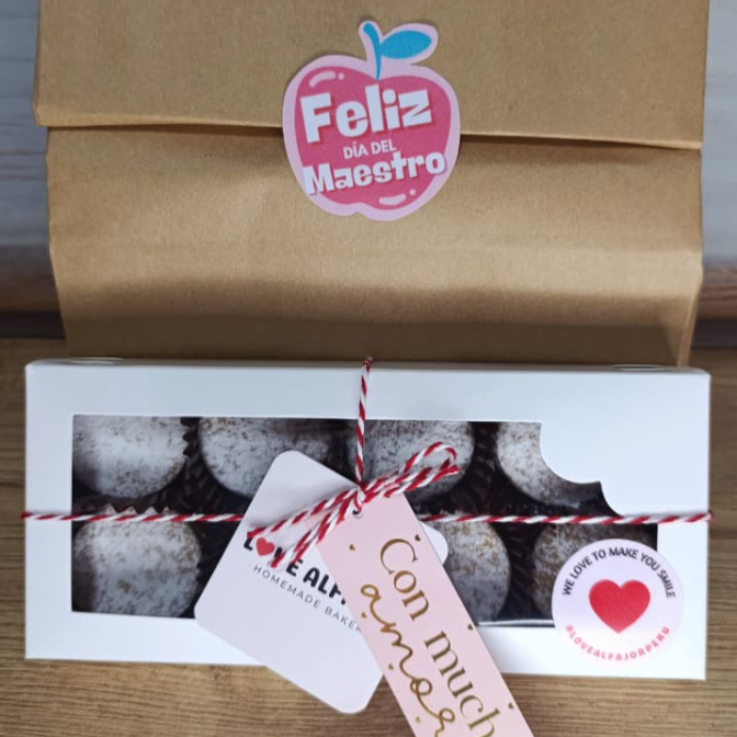 Mini Box Alfajores Día Del Maestro