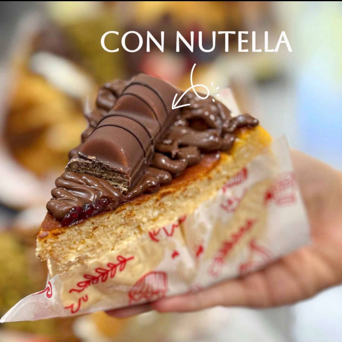 TARTA VASCA CON CREMA DE CACAHUATE