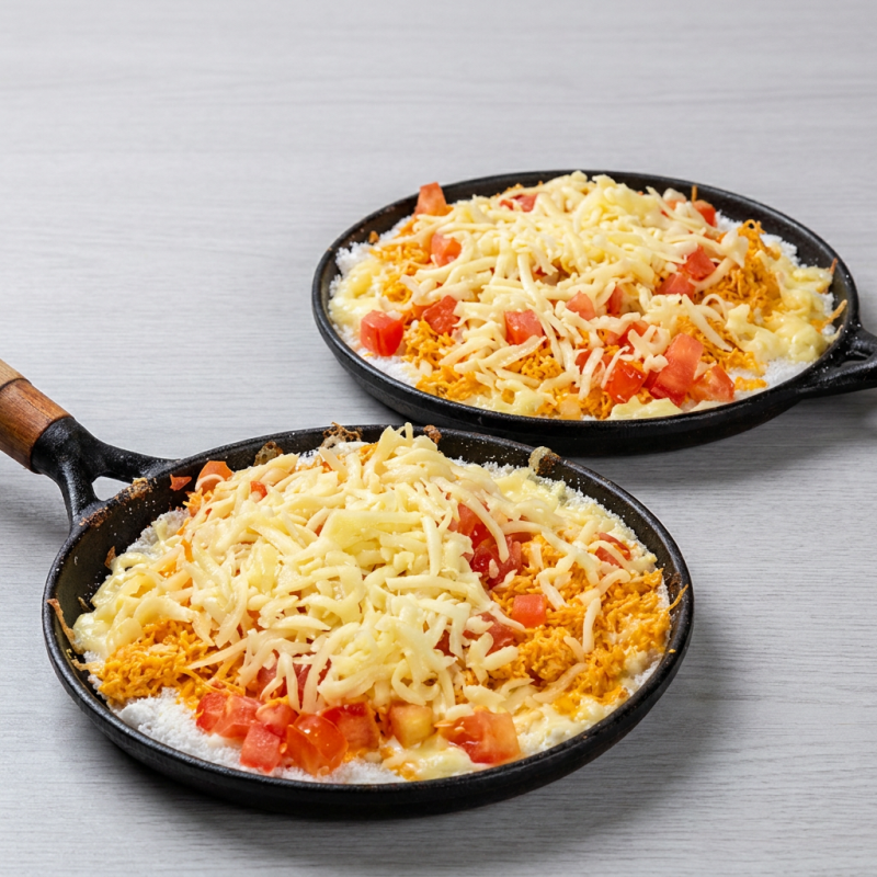 Frango mussarela tomate, cebola, catupiry